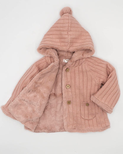 Giacca in maglia foderata in pelliccia MAYORAL