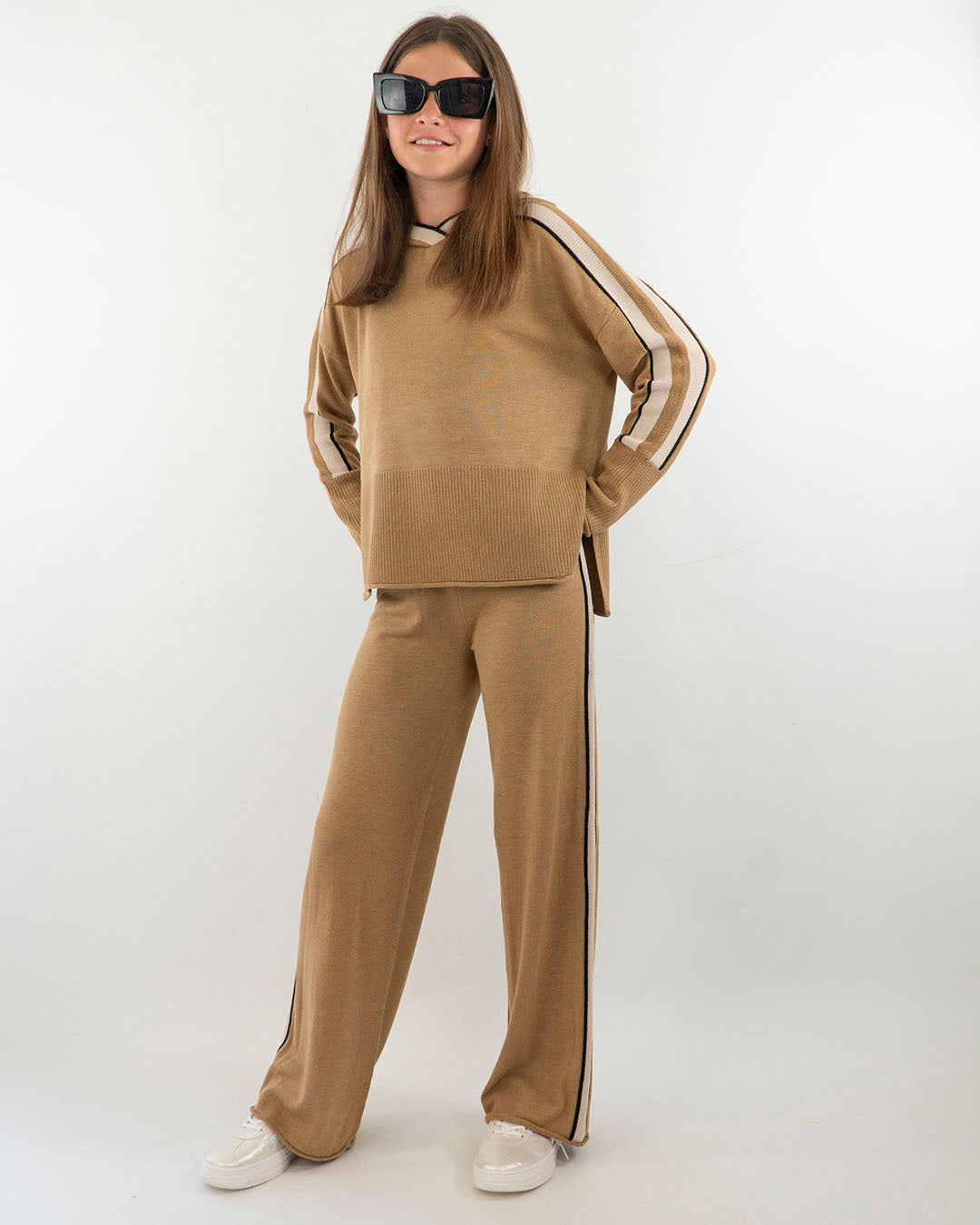 Completo 2 pz. in tricot con cappuccio MAYORAL