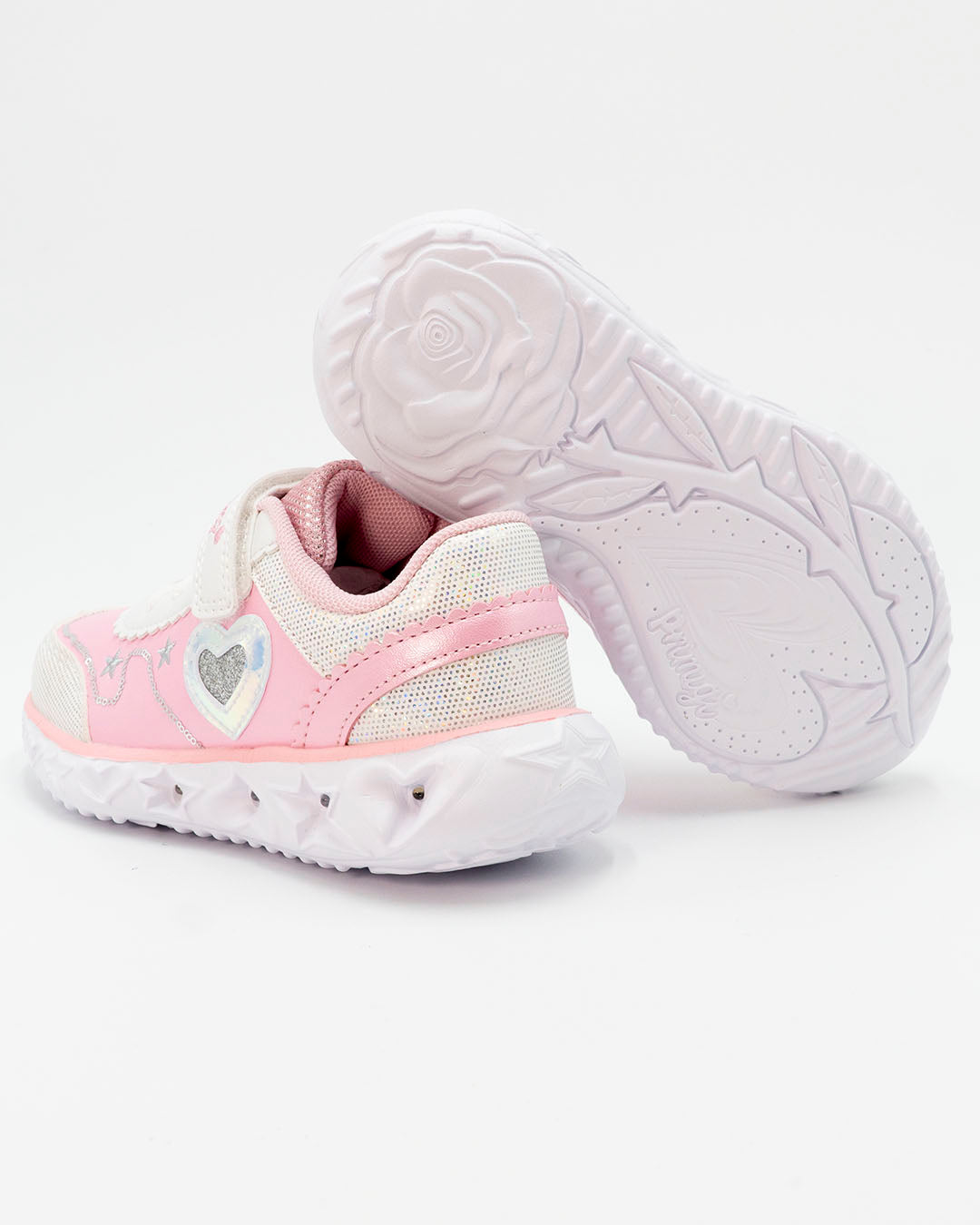 Scarpa con inserto a cuore e luci PRIMIGI