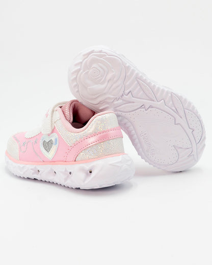 Scarpa con inserto a cuore e luci PRIMIGI