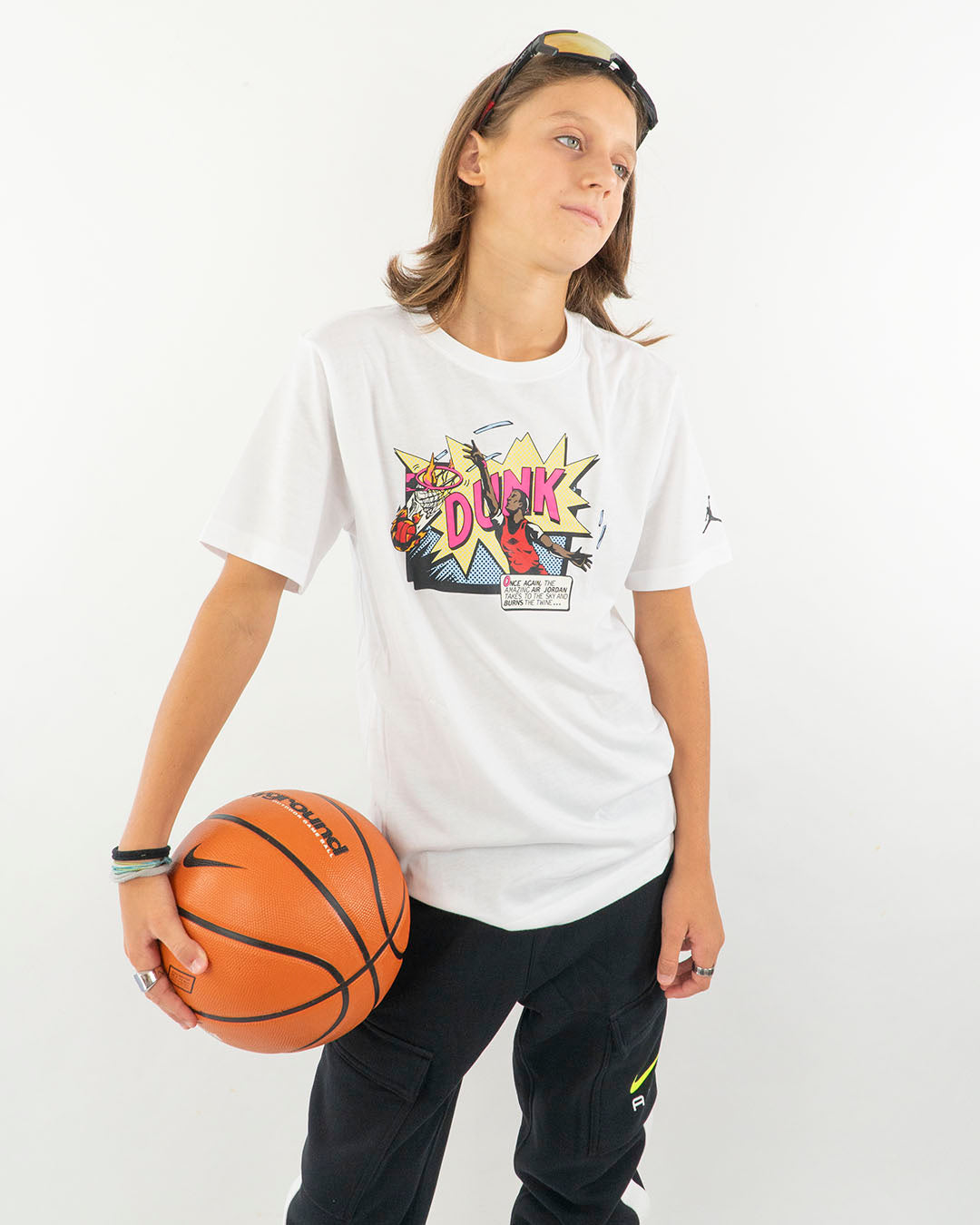 T-shirt manica corta con stampa fumetto JORDAN