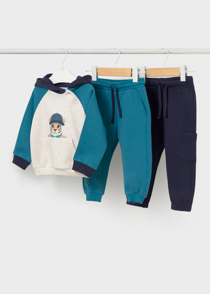 Tuta felpata con 2 pantaloni art.2.834-038 MAYORAL