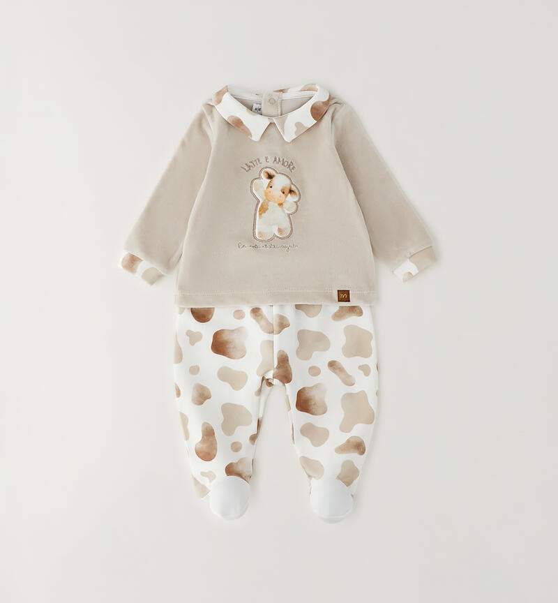 Tutina 2 pz. in ciniglia art.3H673-0164 SARABANDA