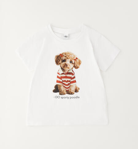 T-shirt con cagnolina art.4G831/G0-0113 I DO