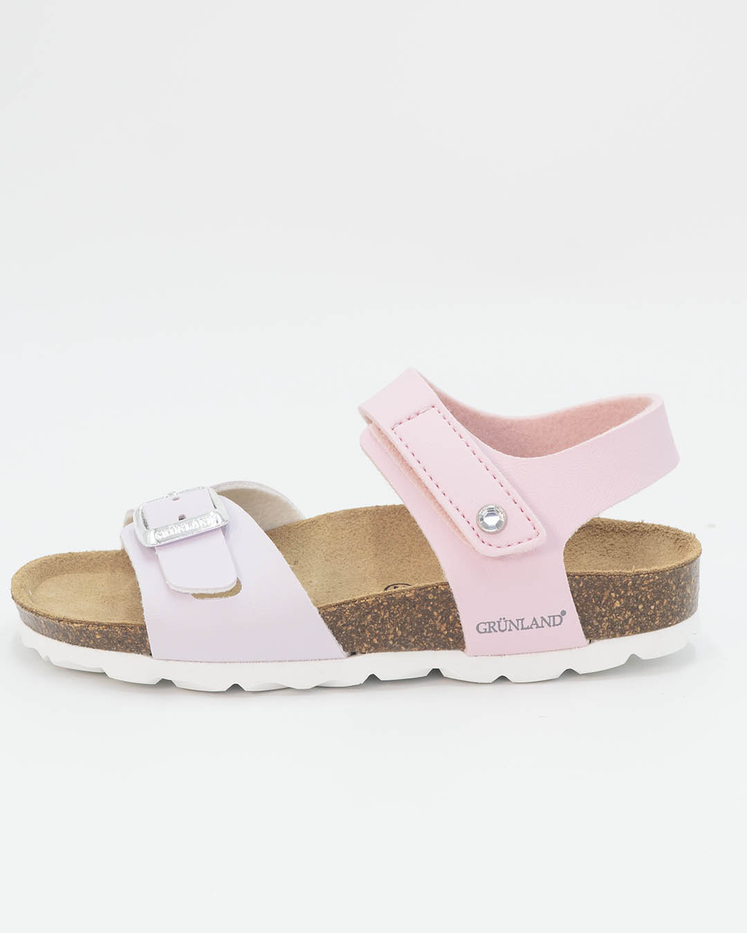 Sandalo bicolor con sottopiede in pelle GRUNLAND