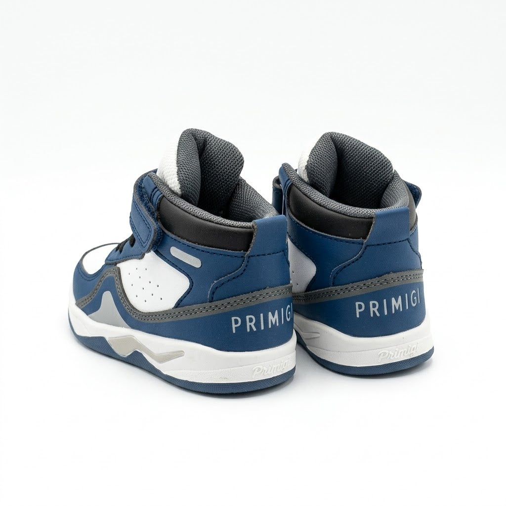 Scarpe bicolor alte con strappo e laccio PRIMIGI