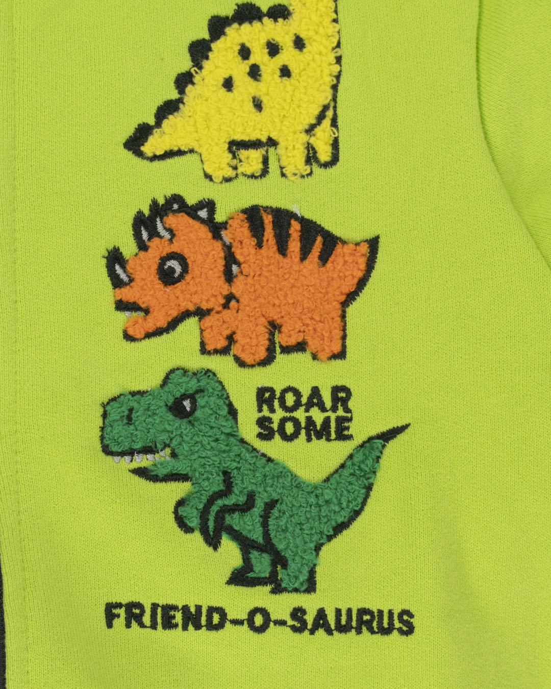 Tuta a peso medio con dinosauri ricamati I DO