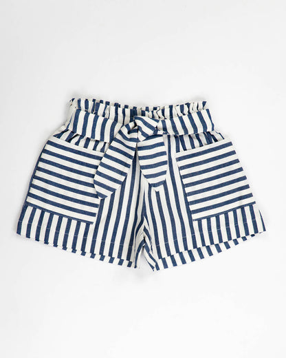 Pantaloni corti a righe