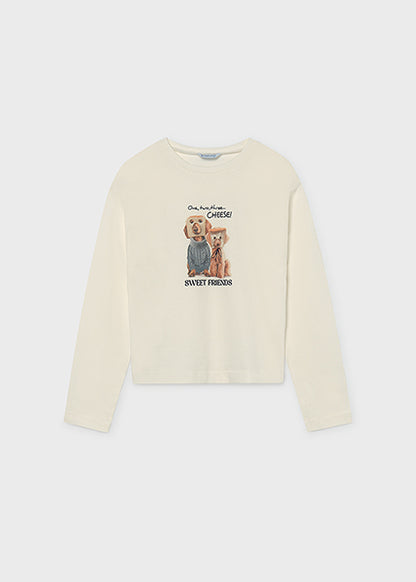 T-shirt con Sweet friends art.7.001-036 MAYORAL
