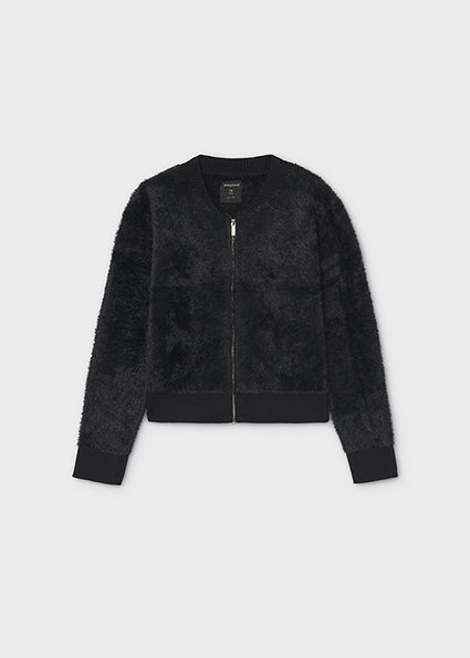 Cardigan peloso con zip art.7.348-038 MAYORAL