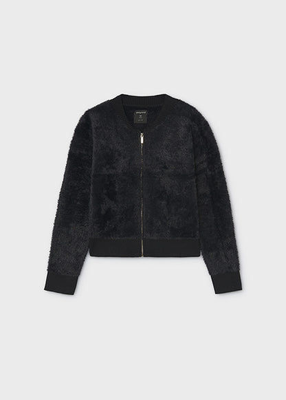 Cardigan peloso con zip art.7.348-038 MAYORAL