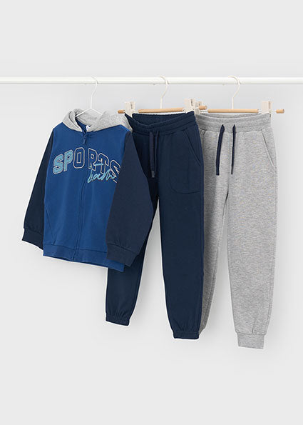 Tuta felpata con 2 pantaloni art.907-73 MAYORAL
