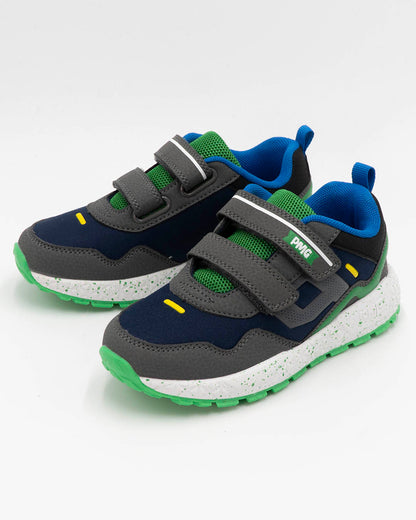 Scarpe multicolor con strappi