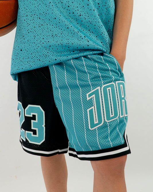 Pantaloncino tipo basket bicolor JORDAN