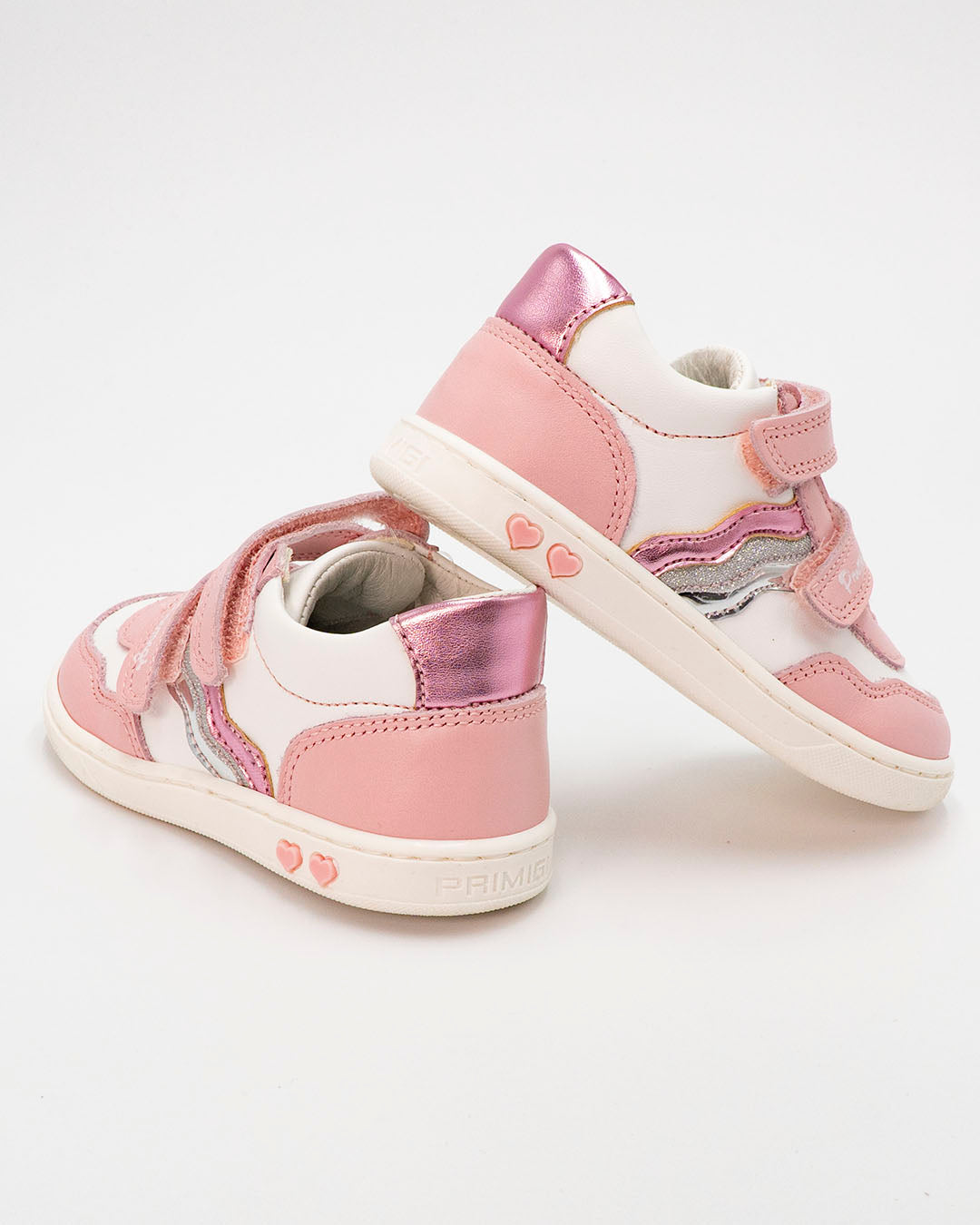 Scarpe in pelle con glitter e strappi PRIMIGI