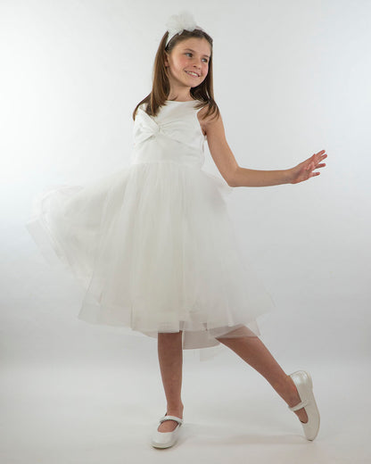 Abito con tulle e corpino lurex ABEL & LULA