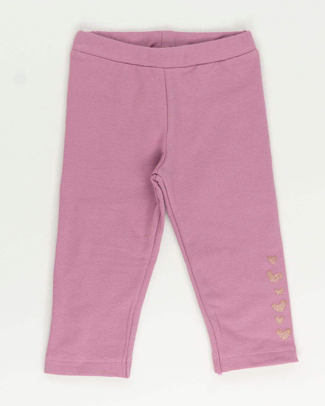 Completo 3 pz. felpato con cuoricini MELBY