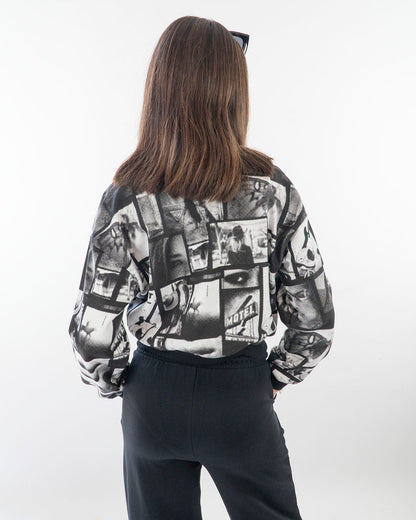 Felpa corta peso medio multistampa GUESS