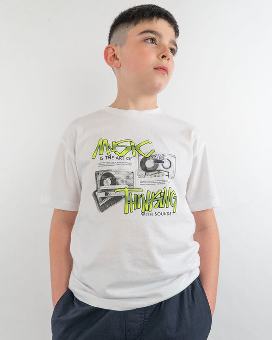 T-shirt manica corta con cassette musicali MAYORAL