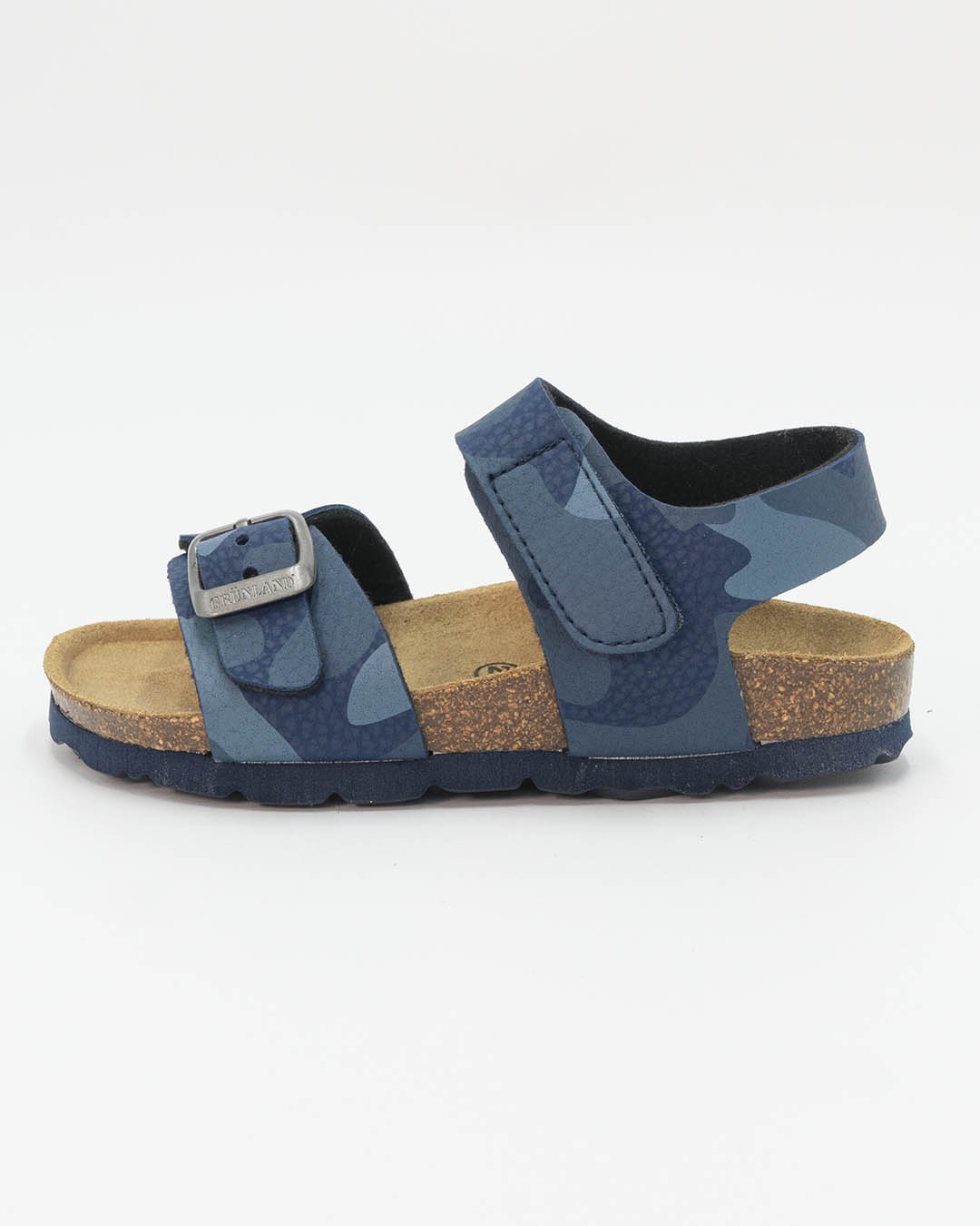 Sandali con strappo fantasia militare