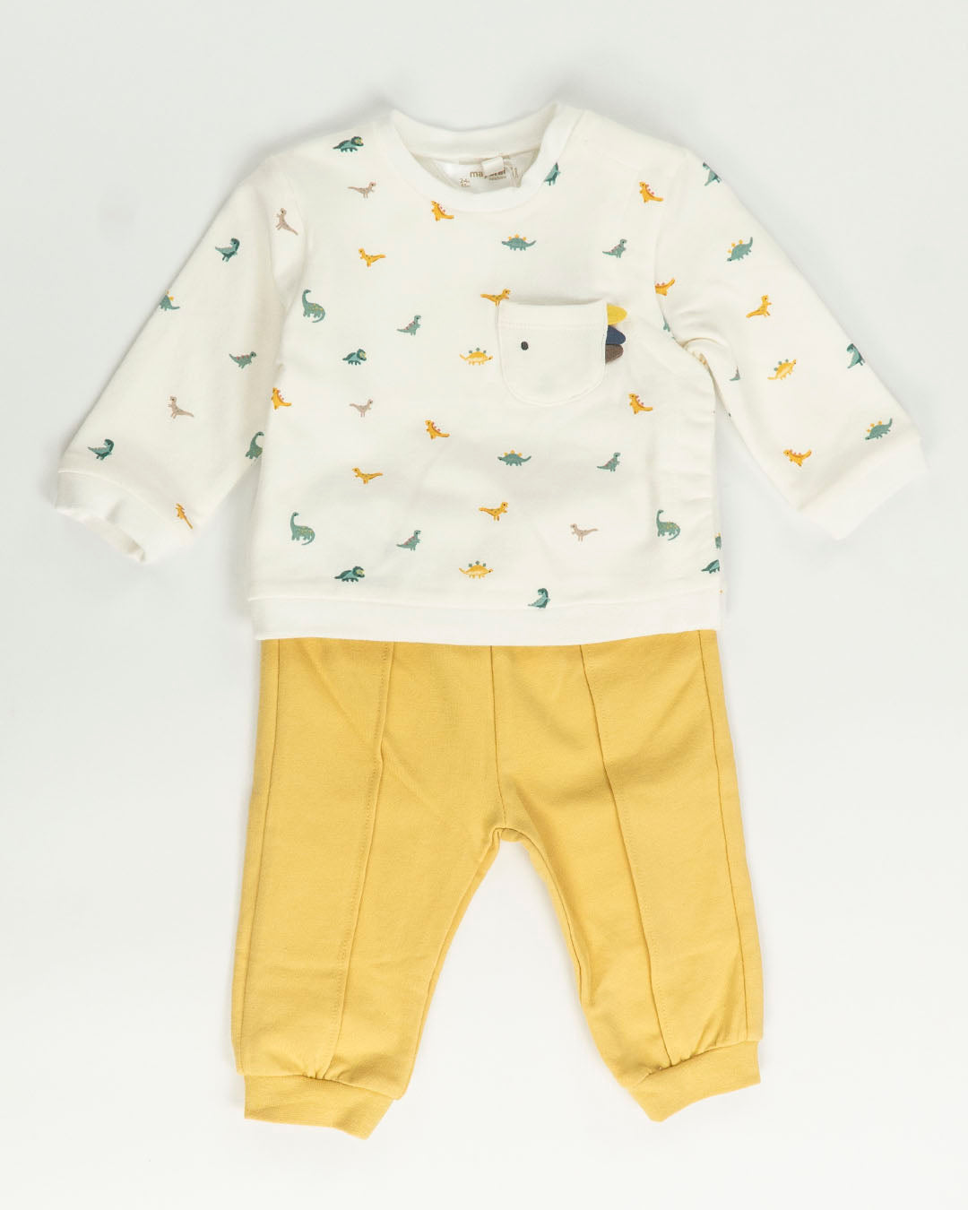 Completo 2 pz. felpato con dinosauri MAYORAL