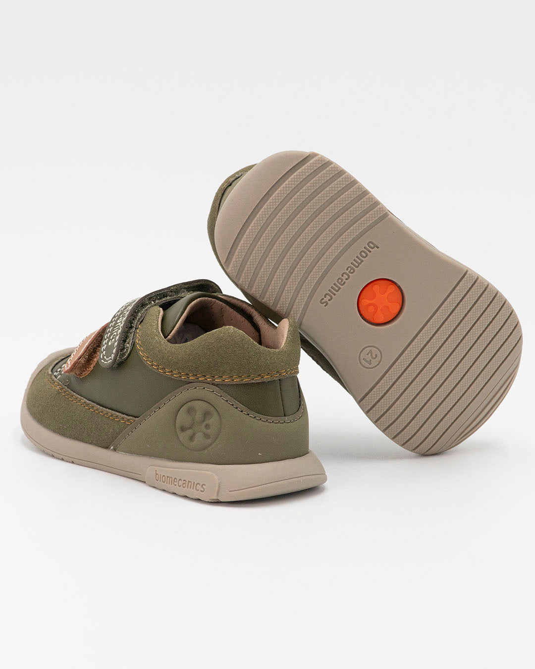 Scarpe primipassi con strappi bicolor BIOMECANICS