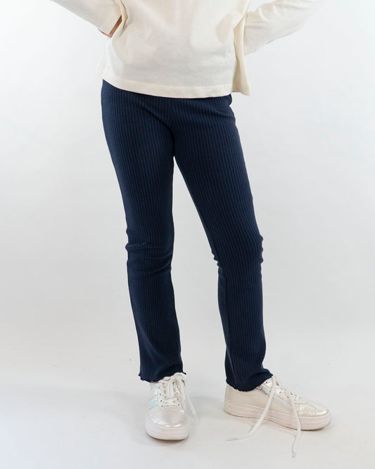 Leggings a costine con gamba a zampa MAYORAL