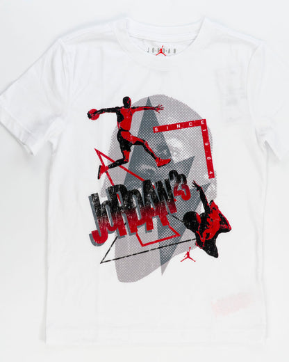 T-shirt con volto sullo sfondo JORDAN