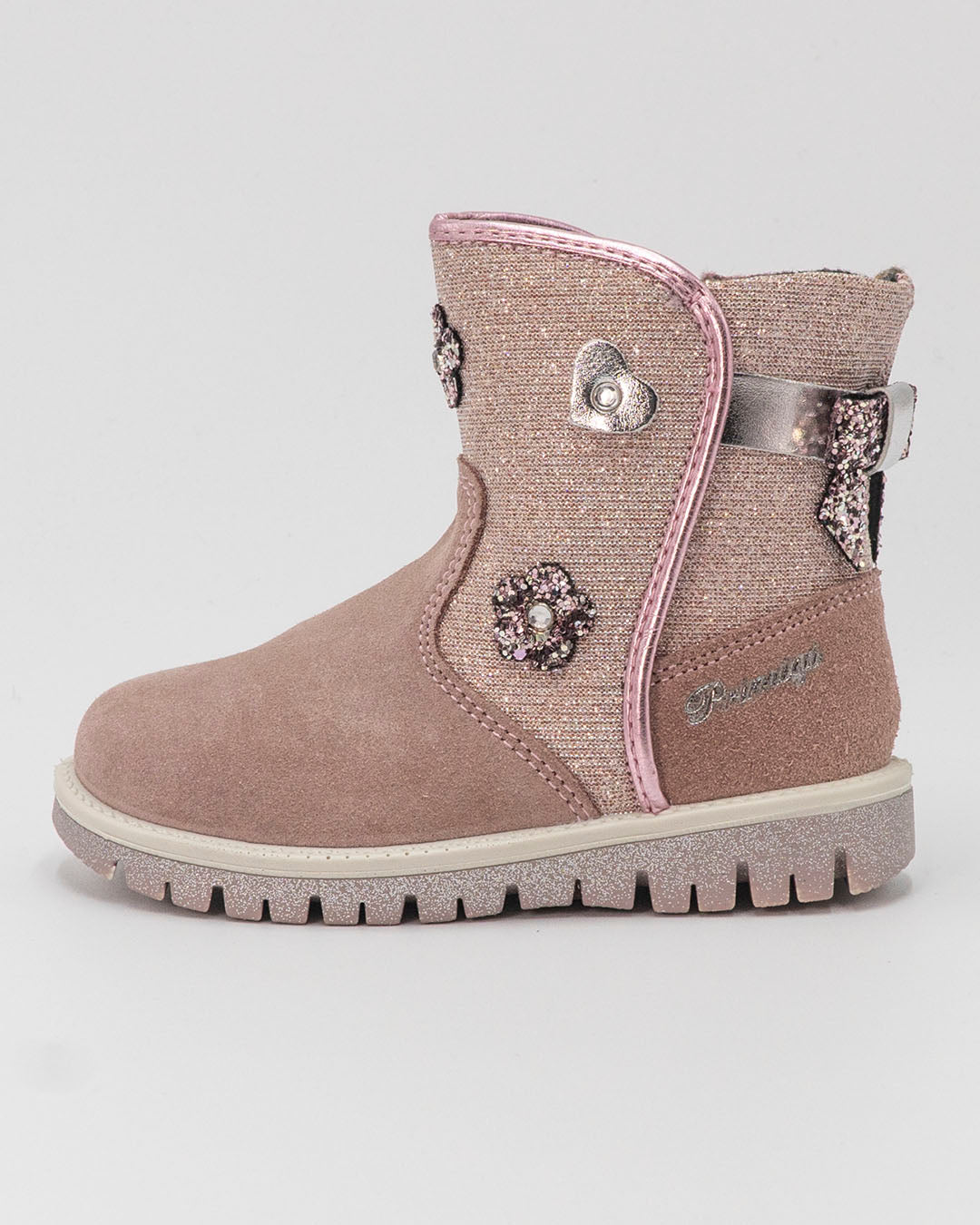 Stivaletto scamosciato e glitterato PRIMIGI
