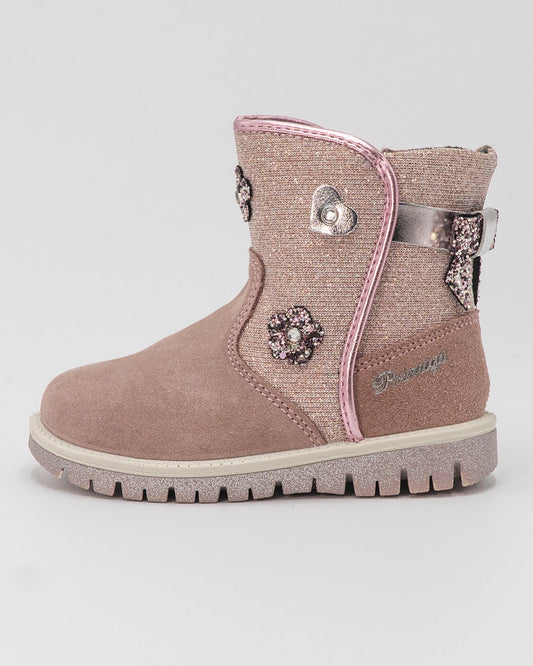 Stivaletto scamosciato e glitterato PRIMIGI