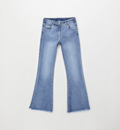 Jeans a zampa sfrangiato art.4G727-7300 I DO