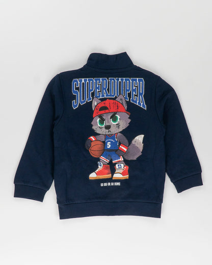 Tuta 2 pz. felpata con giocatore di basket I DO