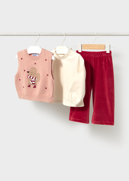 Completo 3 pz. con gilet art.2.559-042 MAYORAL