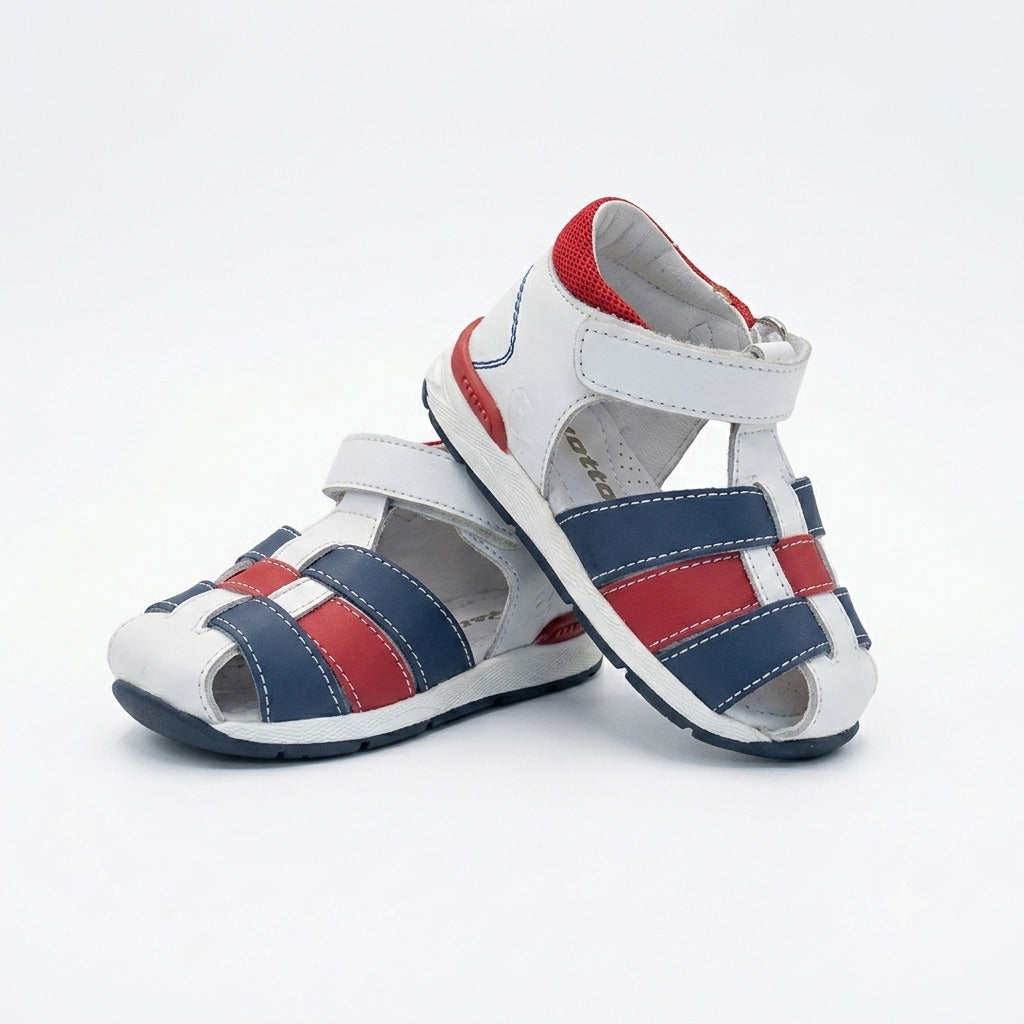 Sandalo in pelle con tallone chiuso FALCOTTO