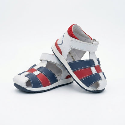 Sandalo in pelle con tallone chiuso FALCOTTO