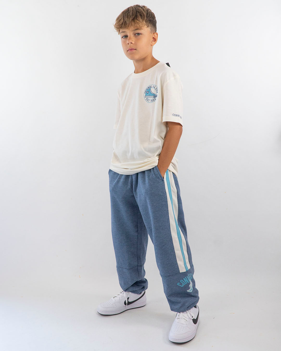 T-shirt con logo gommato sulla schiena CONVERSE