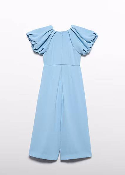 Tuta con manica a sbuffo e perle ABEL & LULA