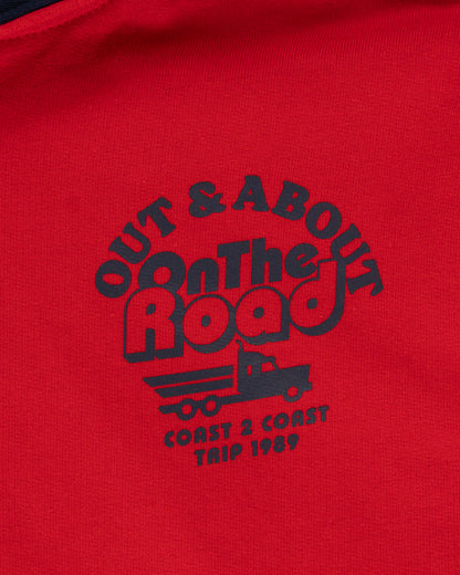 Felpa aperta felpata con banda laterale I DO