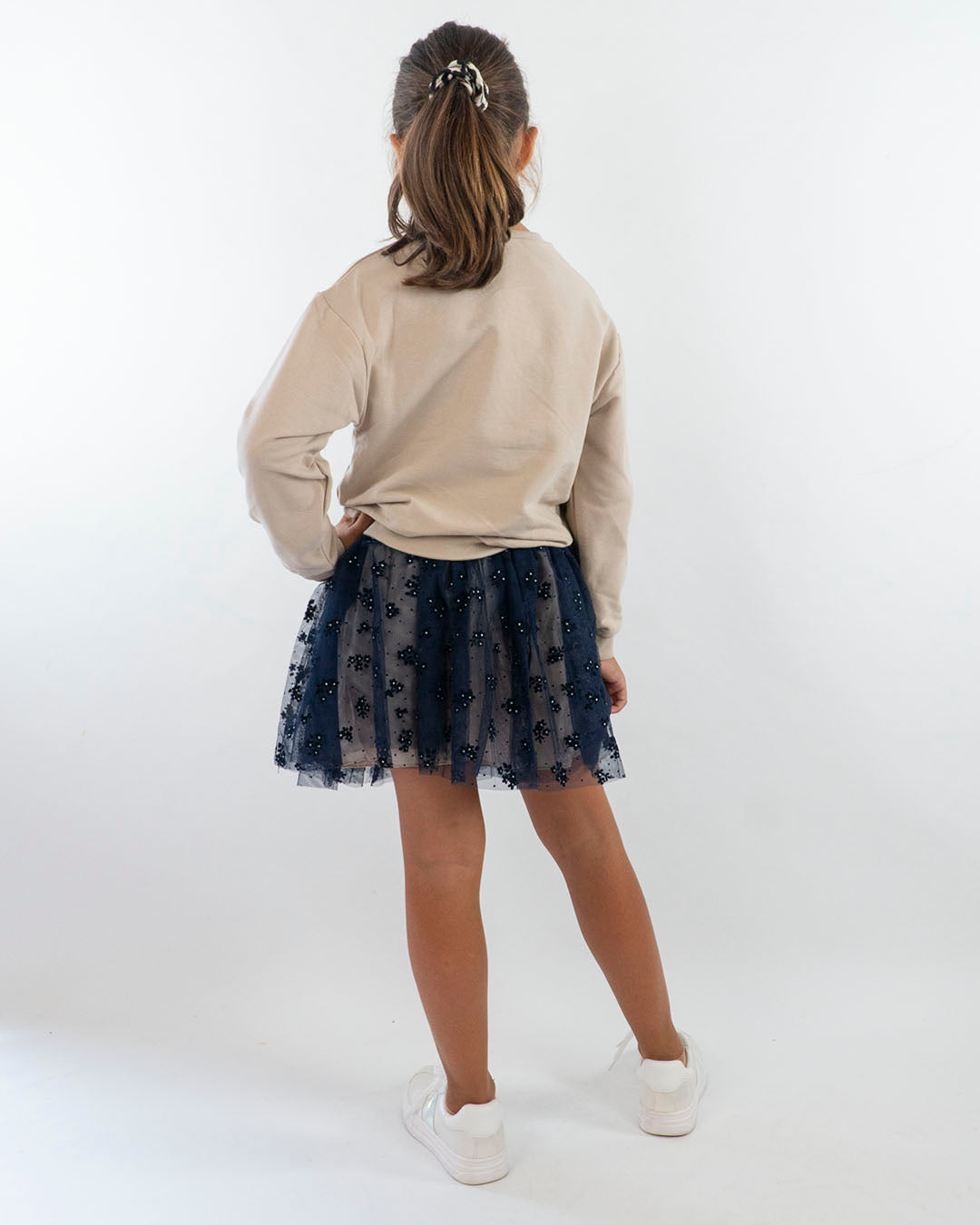 Completo 2 pz. con gonna in tulle ricamata MAYORAL