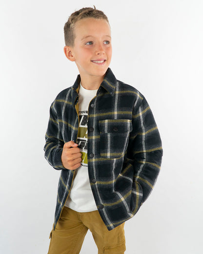 Camicia a quadri imbottita e reversibile MAYORAL