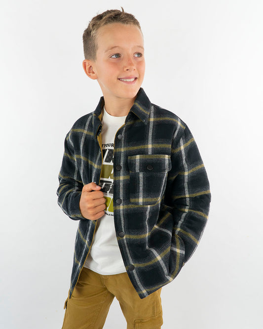 Camicia a quadri imbottita e reversibile MAYORAL
