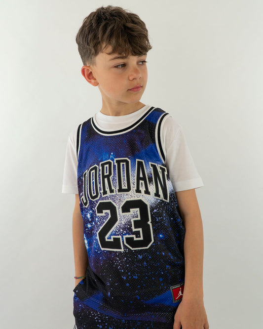 Canotta tipo basket con cielo stellato JORDAN
