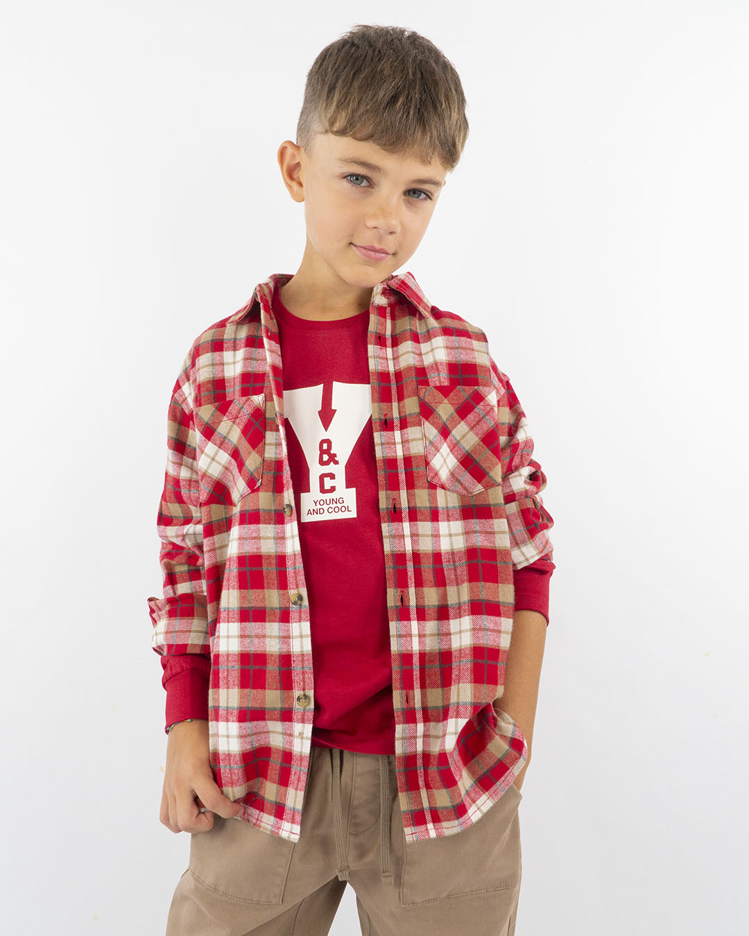 Camicia felpata a quadri I DO