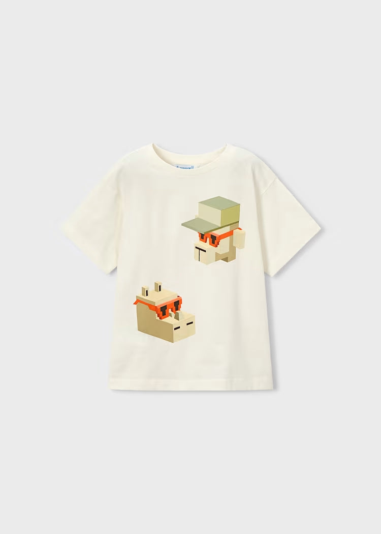 T-shirt con figure a cubo art.3078-72 MAYORAL