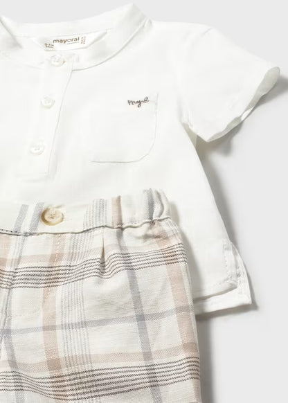 Completo con camicia coreana art.1270-28  MAYORAL