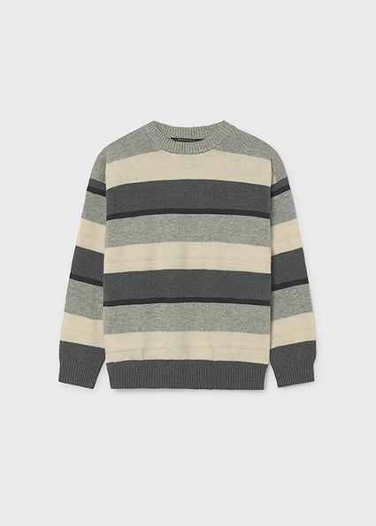 Maglione girocollo a righe art.7.330-085 MAYORAL