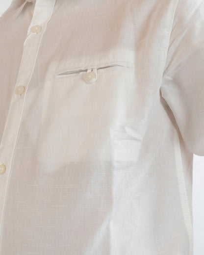 Camicia manica lunga in misto lino Mayoral