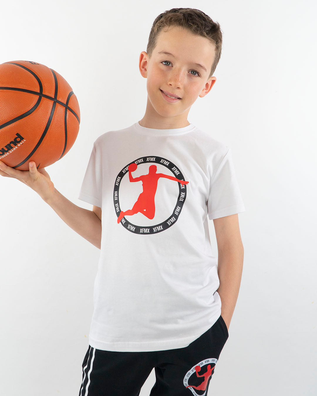 T-shirt con logo tondo