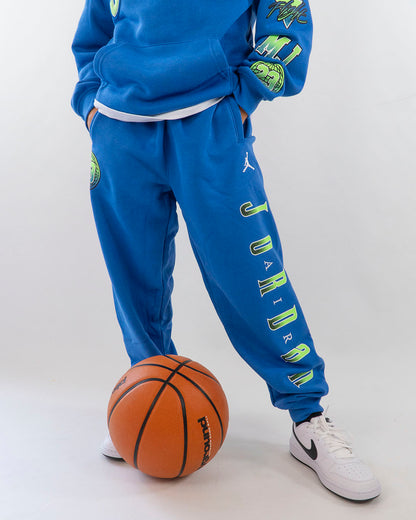 Pantalone felpato con scritta gommata JORDAN