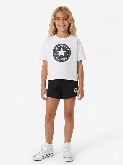 T-shirt manica corta con logo rotondo CONVERSE